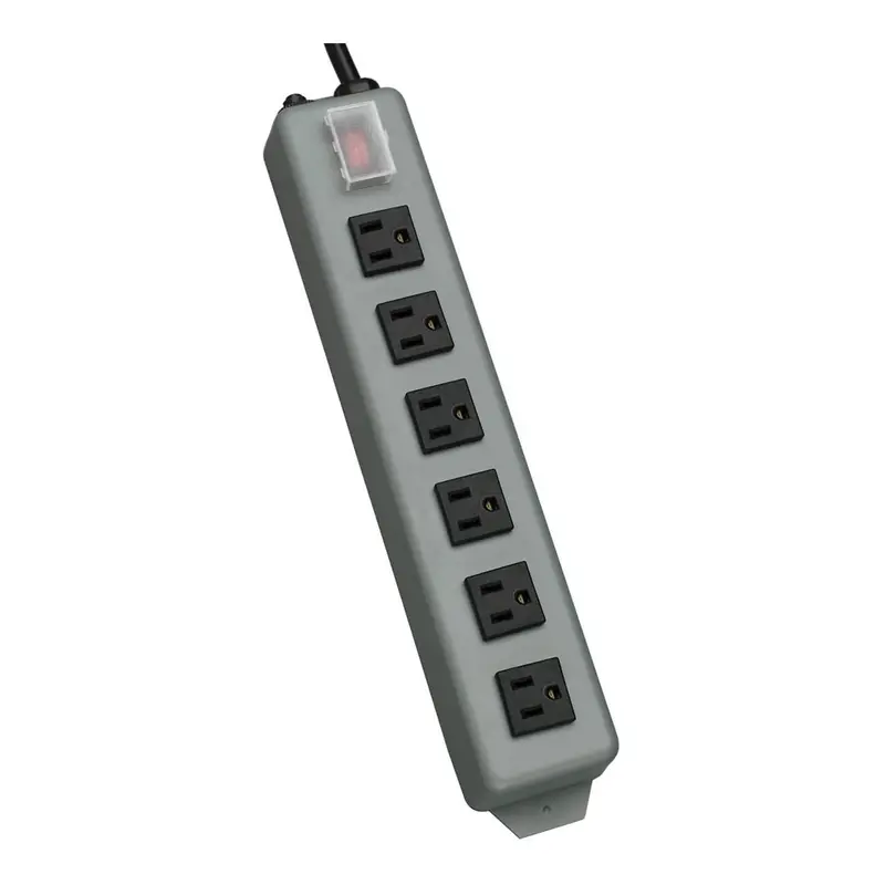 Tripp Lite Waber 6-Outlet Metal Power Strip with 15-Foot Cord