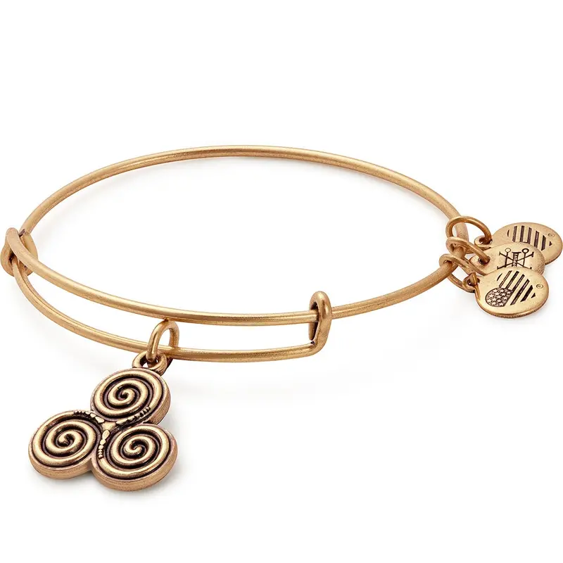Triskelion Symbol Charm Bangle