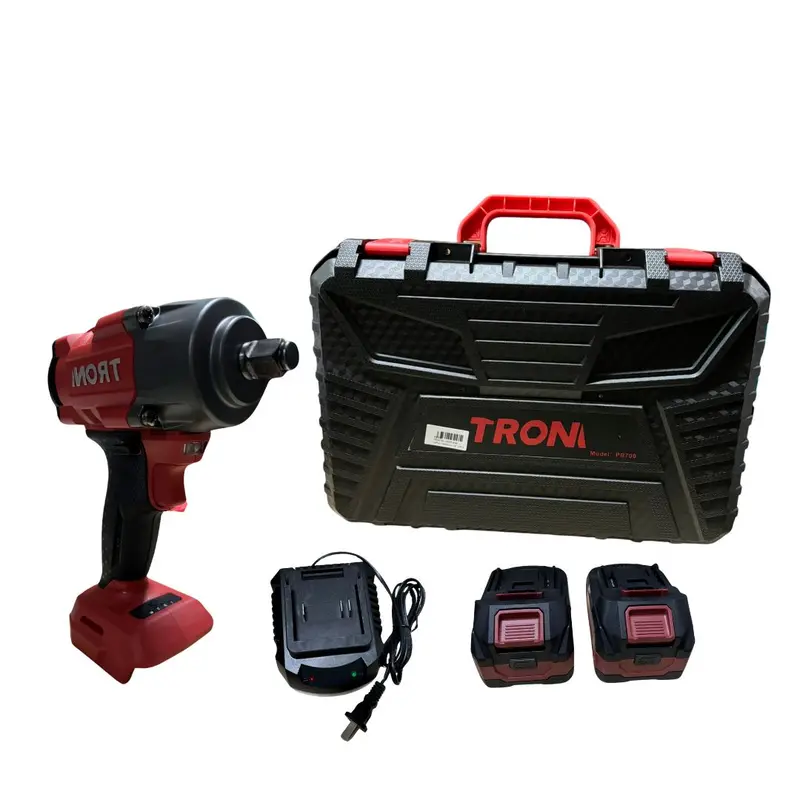 TROM PB700 Cordless 20V Impact Wrench – 1/2″ Drive with Dual Batteries & Charger