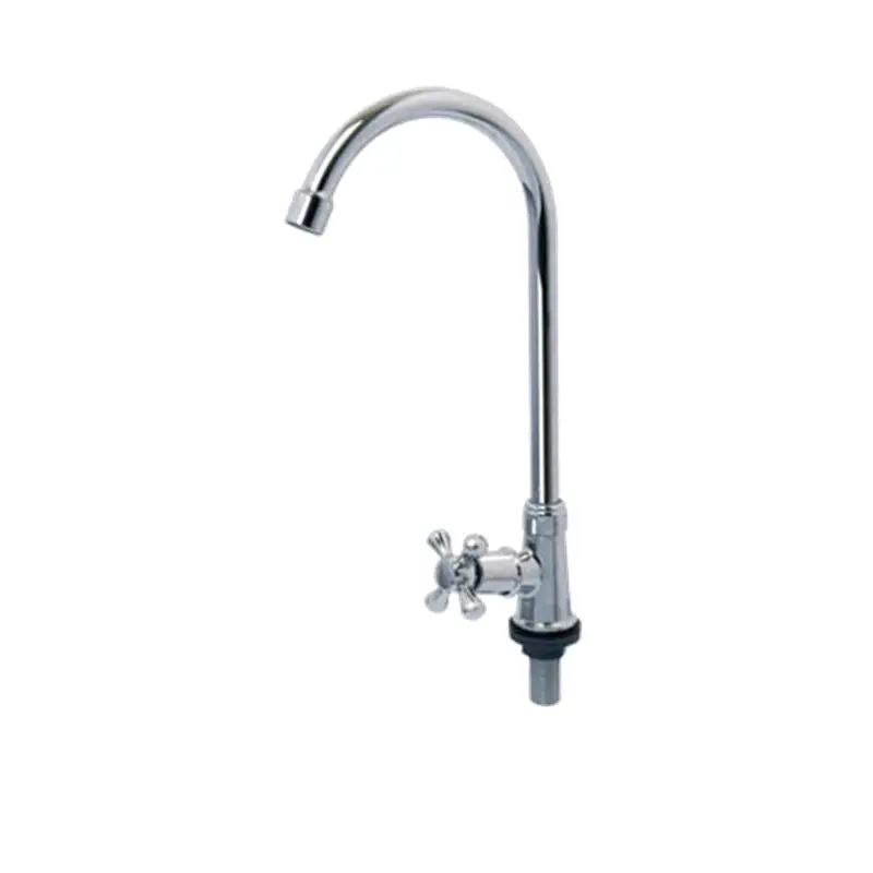 U-Shaped Spout Sink Tap – Quarter-Turn Cross Design | Model SHOWY-2655N-U