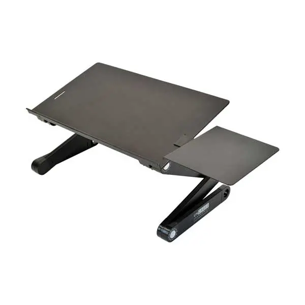 Uncaged Ergonomics WorkEZ Adjustable Laptop Stand with Tilt-Ready Mouse Pad