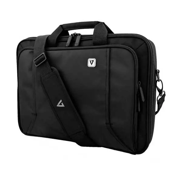V7 16″ Front-Loading Professional Laptop Case — Durable Black Design