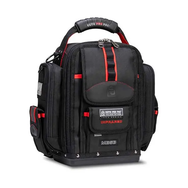 Veto Pro Pac MB5B Infrared Tool Bag — Extra-Large 21-Pocket Professional Carryall (VPP10851)