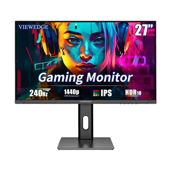 ViewSonic ViewEdge CS27QMUS 27-Inch QHD Gaming Monitor – 1440p, 240Hz, IPS, HDR10