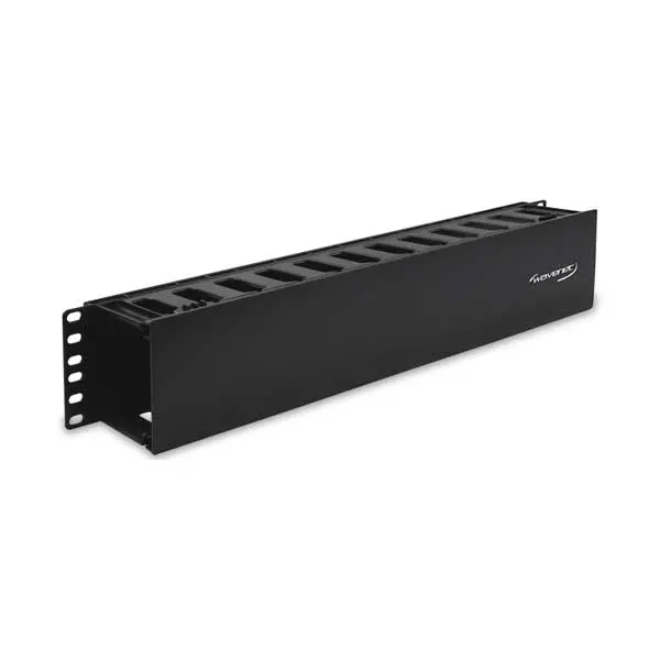 Wavenet PDH-SSW-2U 2U Horizontal Cable Manager – Single-Sided Duct with Cover, Rackmount