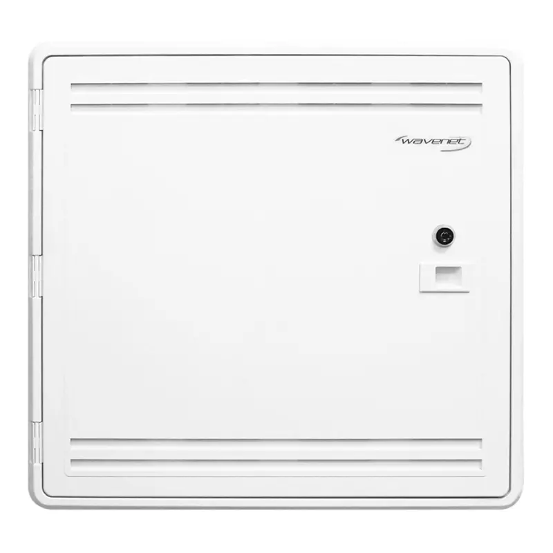 Wavenet WHWS15AEP 15-Inch Wi-Fi-Friendly Structured Wiring Enclosure – White ABS Housing