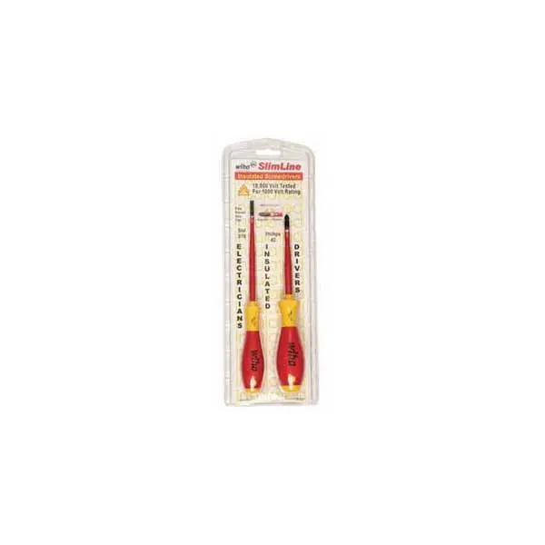 Wiha SlimLine 2-Piece Insulated Screwdriver Set