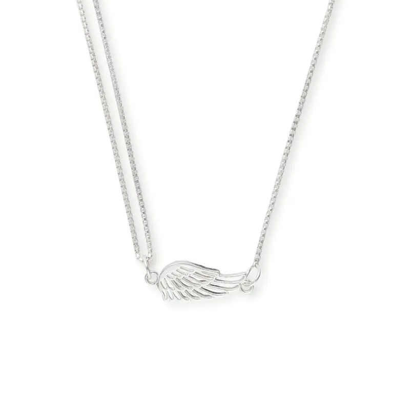Wing-Inspired Pull Chain Necklace
