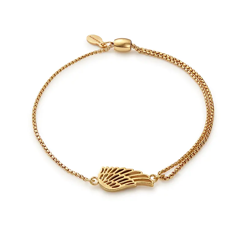Winged Pull Chain Bracelet