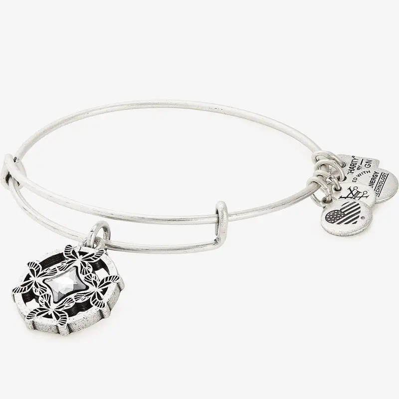 Wings of Change Crystal-Embellished Bangle