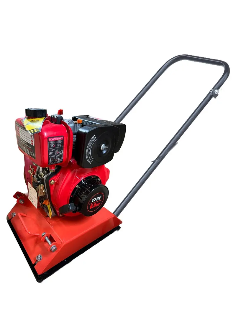Worker Diesel-Powered Plate Compactor – 170F Engine, High-Impact Performance | Model: WKP80D