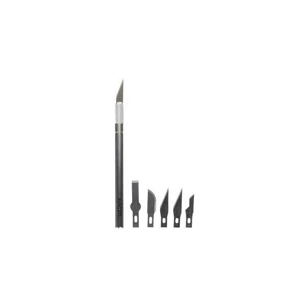 X-ACTO #1 Knife with Cap – Carded Pack Includes Five Assorted Replacement Blades