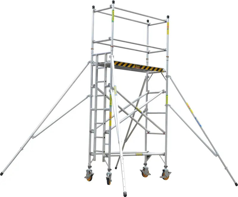 XG Aluminum Single-Width Ladder Tower – 6.3 m Stand Height – Model L-XG178S-6.3M