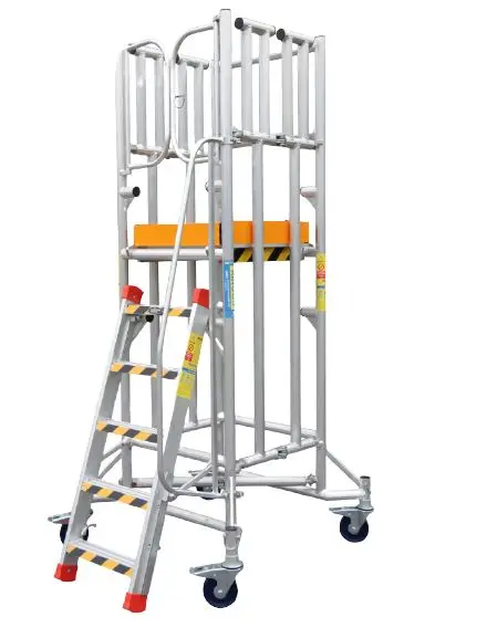 XG Compact Folding Aluminium Scaffolding – Adjustable Working Height (1.2m to 1.8m) | L-XG177A5+1