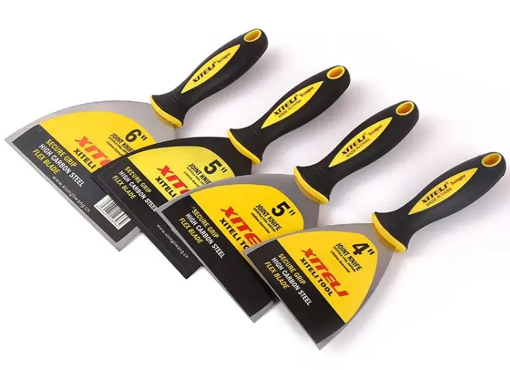 Xiteli Stainless Steel Scraper with Ergonomic Rubber Handle