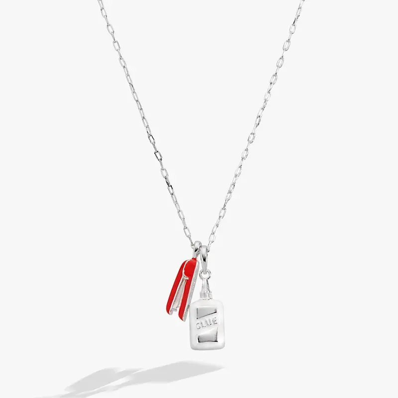 ‘You Are The Glue Holding Us Together’ Charm Necklace – Office & Home Support Symbol