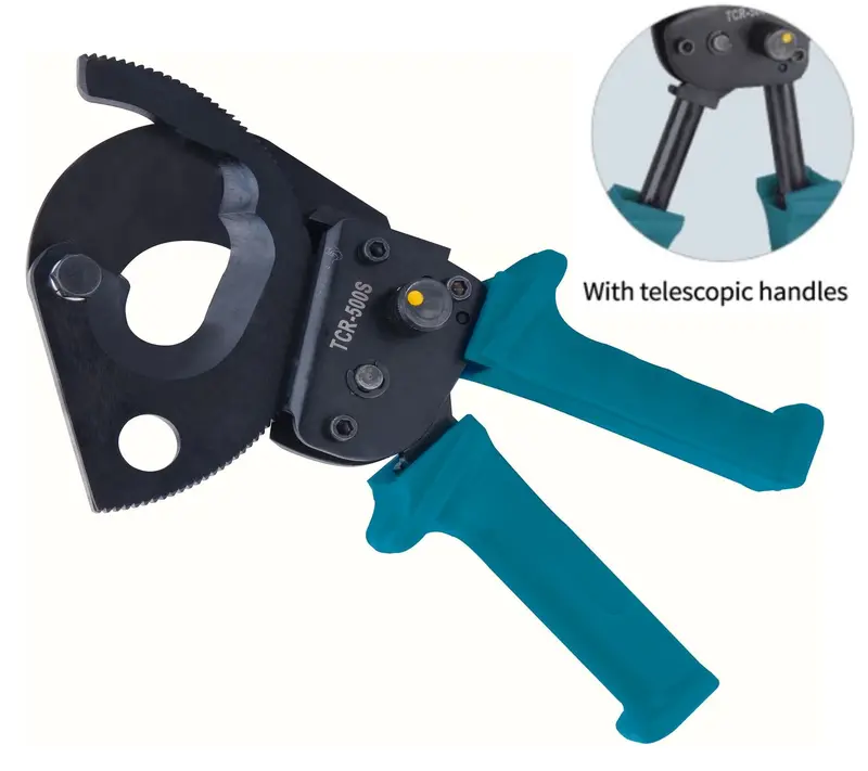 Zupper 500mm² Ratchet Cable Cutter – Designed for Copper/Aluminum Cables Only