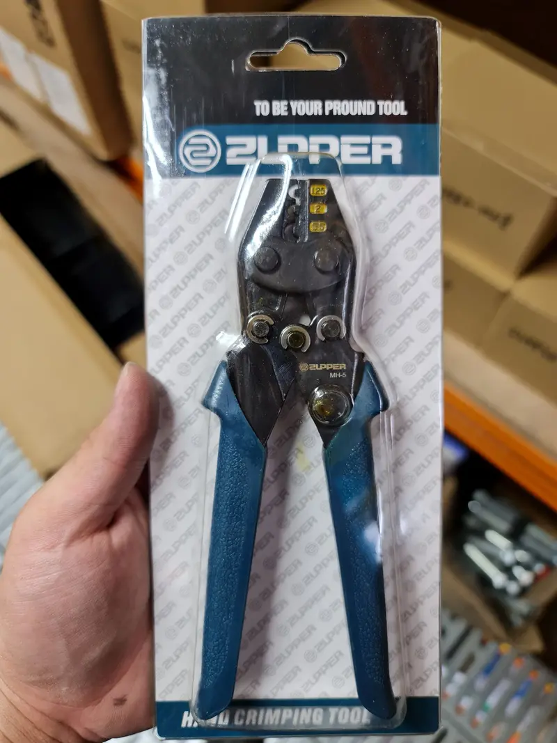 Zupper MH5 Hand Crimping Tool for Wires 1.25–5.5 mm²