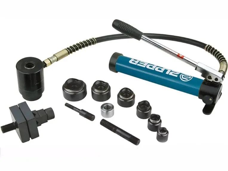 Zupper SYK-15 Hydraulic Round Punching Tool Set