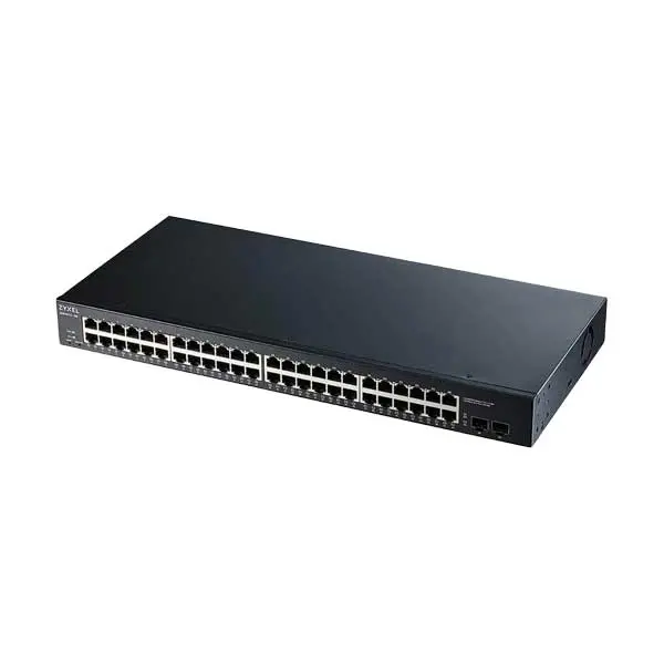 Zyxel GS1900-48 – 48-Port Gigabit Smart Managed Switch with 2x SFP Uplinks for SMB Networks