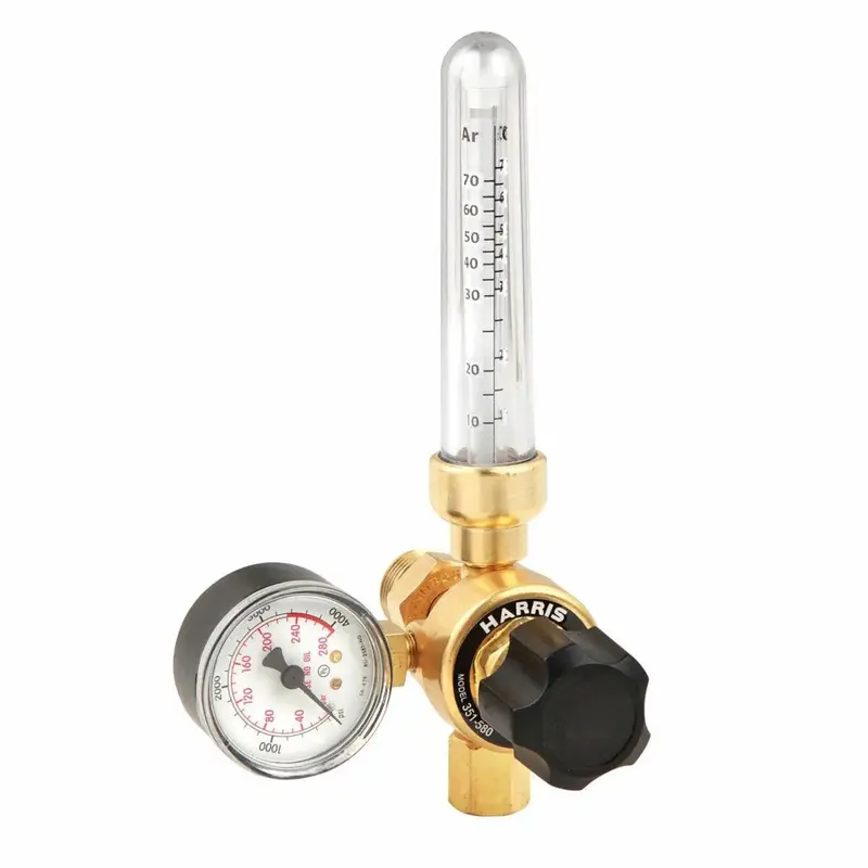 Harris 351-60Cd-320 Dual-Gas Flowmeter Regulator – Designed For Argon/Co₂ Mixes (3100330) 1