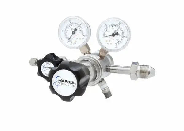 Harris 722C-125-350-Bf Two-Stage Ultra-High-Purity Brass Regulator 1