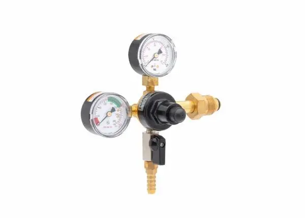 Harris Cb1 Primary Beverage Regulator – 60 Psi, Cga 580 Inlet, 3/8" Barb Outlet (3005238) 1