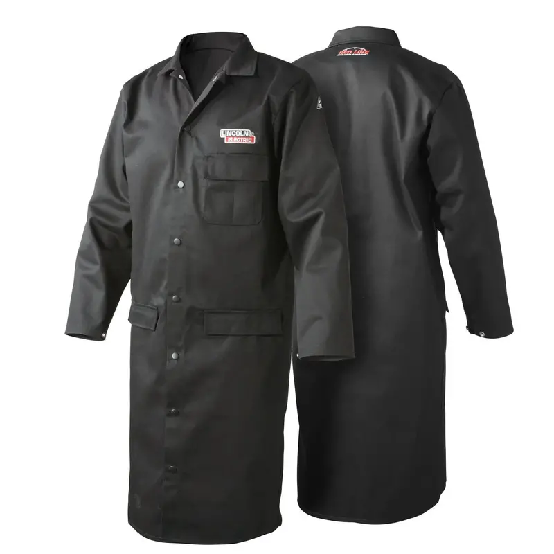 Lincoln Fr Lab Coat – Flame-Resistant Welding Jacket, Size Xl (K3112-Xl) 1